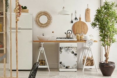 Painel magnético para máquina de lavar louça Flores de hortênsia