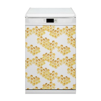 Painel magnético para máquina de lavar louça Favos de mel