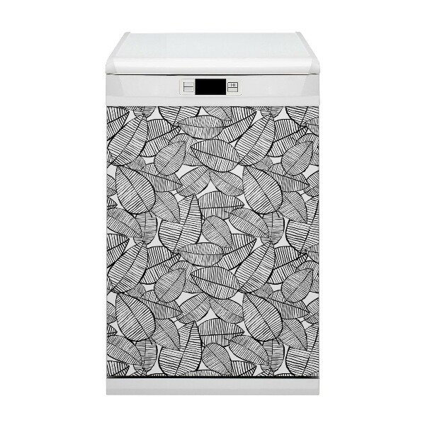 Painel magnético para máquina de lavar louça Padrão tropical