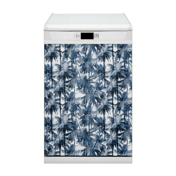 Painel magnético para máquina de lavar louça Palmeiras tropicais