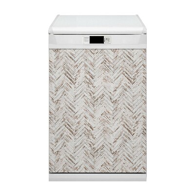 Painel magnético para máquina de lavar louça Piso de madeira