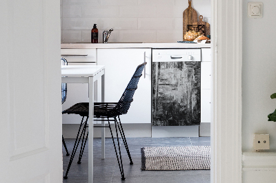 Capa magnética para máquina de lavar louça Flor tropical