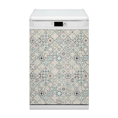 Capa magnética para máquina de lavar louça Composição de ladrilhos