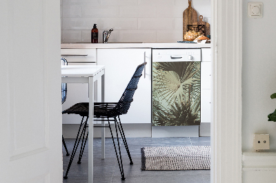 Capa magnética para máquina de lavar louça arbusto de banana