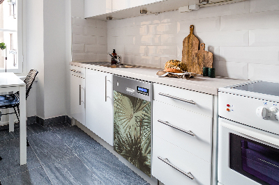 Capa magnética para máquina de lavar louça arbusto de banana