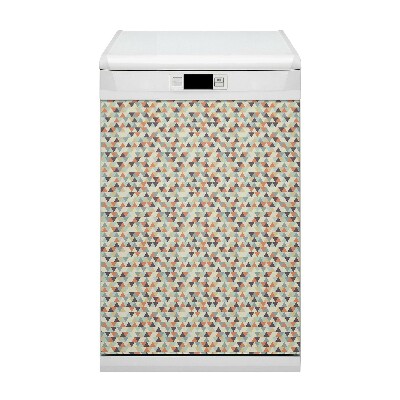 Capa magnética para máquina de lavar louça Pequenos triângulos