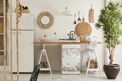 Capa magnética para máquina de lavar louça Flores da primavera