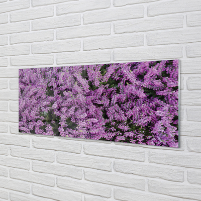 Quadro acrílico Flores roxas