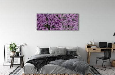 Quadro acrílico Flores roxas