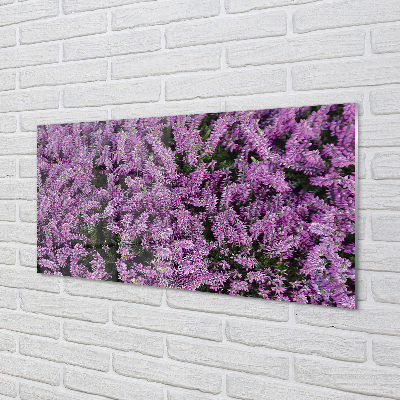 Quadro acrílico Flores roxas