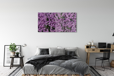 Quadro acrílico Flores roxas