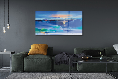 Pintura acrílica Nuvens de árvores