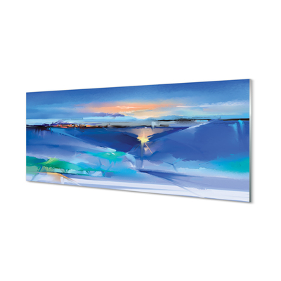 Pintura acrílica Nuvens de árvores