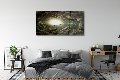 Quadro acrílico Pássaros das nuvens