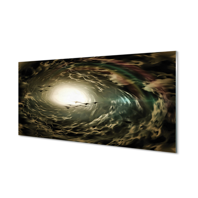 Quadro acrílico Pássaros das nuvens