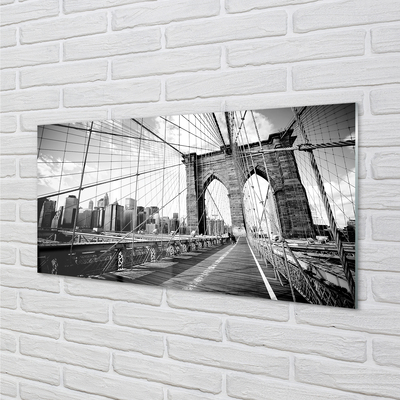 Pintura acrílica Ponte Arranha-céu