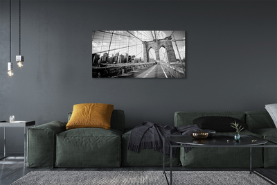 Pintura acrílica Ponte Arranha-céu