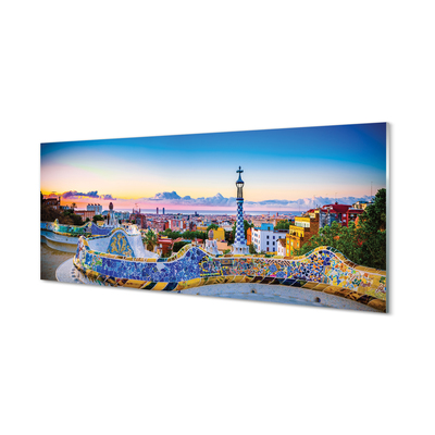 Quadro acrílico Panorama da cidade de Espanha