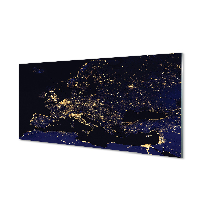 Quadro acrílico Luzes do mapa do céu