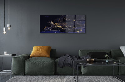 Quadro acrílico Luzes do mapa do céu