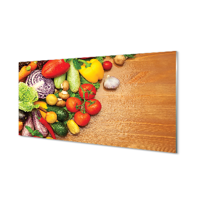 Pintura acrílica Cogumelos de abobrinha com alho