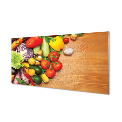 Pintura acrílica Cogumelos de abobrinha com alho