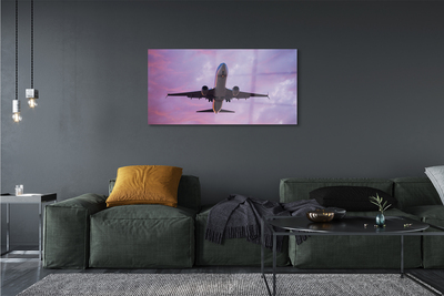 Quadro acrílico Nuvens céu avião