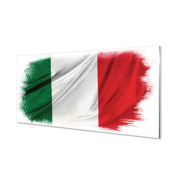 Pintura acrílica bandeira italiana
