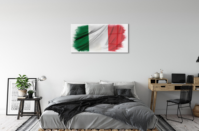 Pintura acrílica bandeira italiana