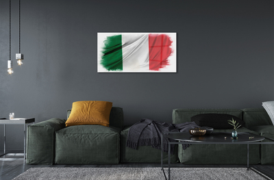 Pintura acrílica bandeira italiana