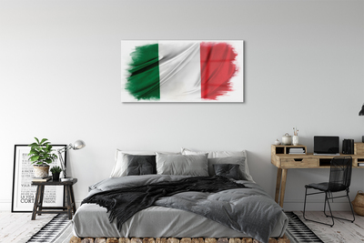 Pintura acrílica bandeira italiana