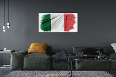 Pintura acrílica bandeira italiana