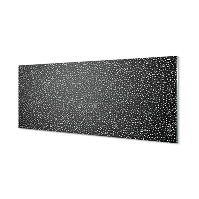 Quadro acrílico Gotas de água de orvalho