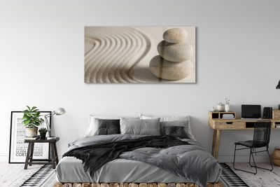 Pintura acrílica Estrutura de areia e pedra