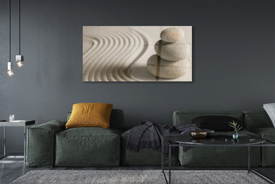 Pintura acrílica Estrutura de areia e pedra