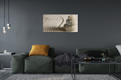 Pintura acrílica Estrutura de areia e pedra