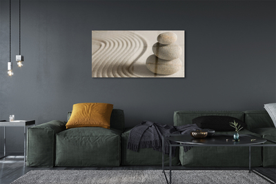 Pintura acrílica Estrutura de areia e pedra