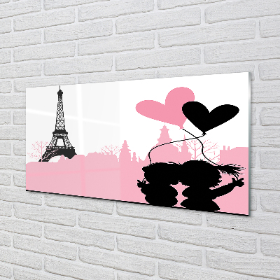 Pintura acrílica Torre do coração da cidade