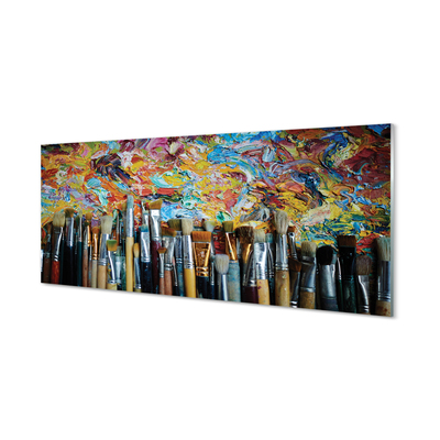 Quadro acrílico Pincéis de esfregaço