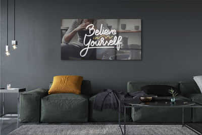 Quadro acrílico A inscrição