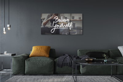 Quadro acrílico A inscrição