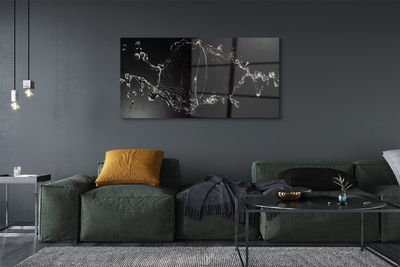 Pintura acrílica Gotas de água espirrando