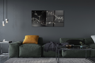 Pintura acrílica Gotas de água espirrando