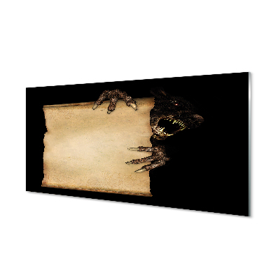 Pintura acrílica Carta de personagem assustadora