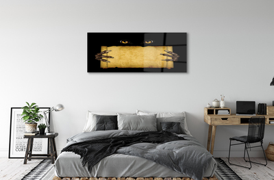 Quadro acrílico Olhos de cartão dedos