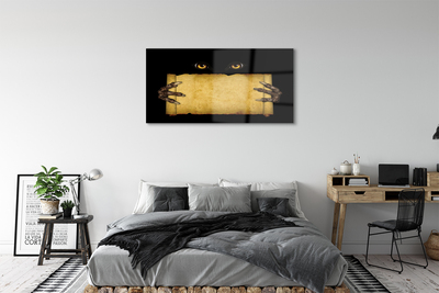 Quadro acrílico Olhos de cartão dedos