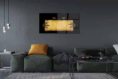 Quadro acrílico Olhos de cartão dedos