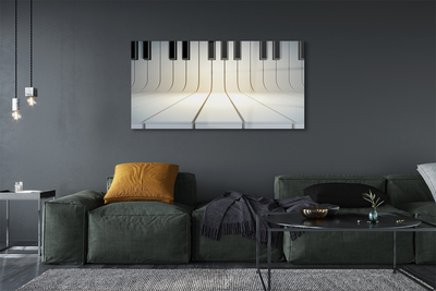 Quadro acrílico Teclas de piano
