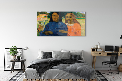 Pintura acrílica Duas Mulheres - Paul Gauguin