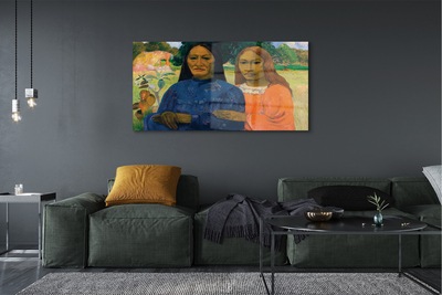 Pintura acrílica Duas Mulheres - Paul Gauguin